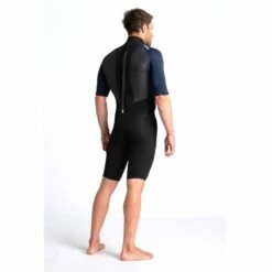 C-Skins Element 3/2mm Mens Shorty Wetsuit Black Slate Cyan - Extra Large XL -SurfSurfSurf outlet shop 2048x blank copy4 17161