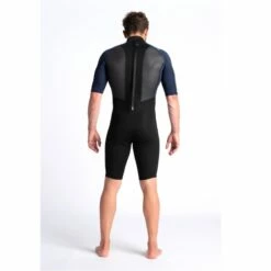 C-Skins Element 3/2mm Mens Shorty Wetsuit Black Slate Cyan - Extra Large XL -SurfSurfSurf outlet shop 2048x blank copy7 55538