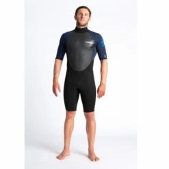 C-Skins Element 3/2mm Mens Shorty Wetsuit Black Slate Cyan - Extra Large XL -SurfSurfSurf outlet shop 2048x blank copy8 white 80427