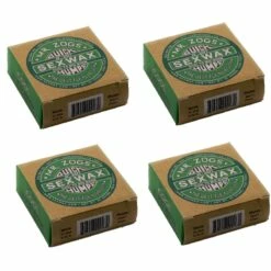 SexWax Quick Humps 3X Surf Wax Cool Water - 4 Block Pack