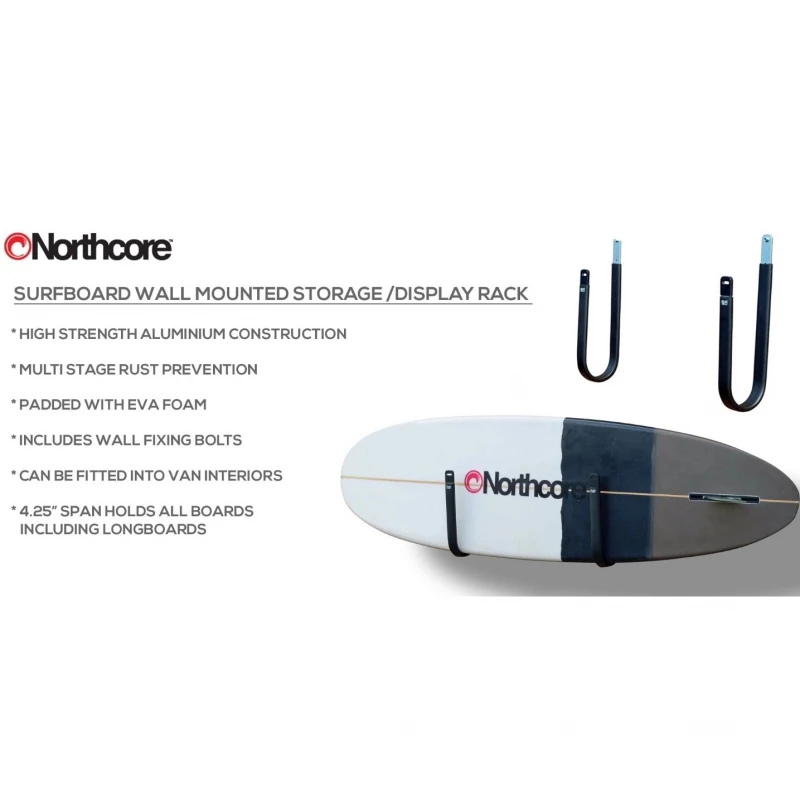 Northcore Van Or Wall Surfboard Rack 3 Northcore Van Or Wall Surfboard Rack - Image 3