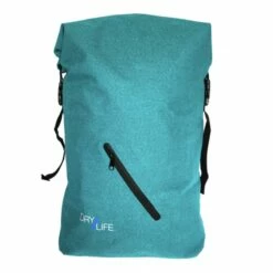 Dry Life 40 Litre Waterproof Soft Tarp Backpack - Grey -SurfSurfSurf outlet shop 40 teal front 79526