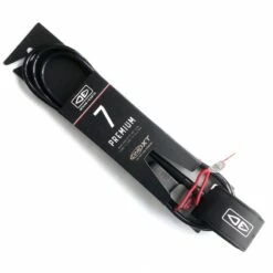 Ocean Earth One XT Surfboard Leash 7ft Black