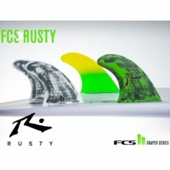 FCS II Rusty RP PC TriQuad Surfboard Fin Set Medium -SurfSurfSurf outlet shop 4918 3 l
