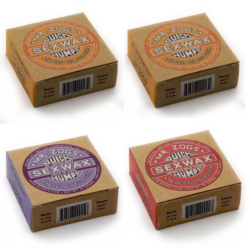SexWax Base Cold And Extra Cold Surf Wax 4 Block Pack 1 SexWax Base Cold And Extra Cold Surf Wax 4 Block Pack