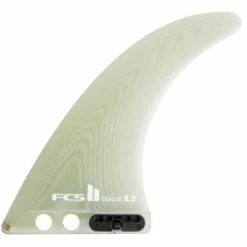 FCS II Clique Longboard Surfboard Fin Clear - 8 Inch