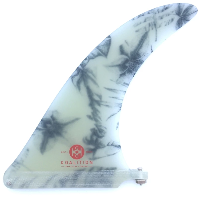 Koalition Tropical Leaves Longboard Fin 8.5 Inch 1 Koalition Tropical Leaves Longboard Fin 8.5 Inch