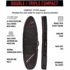 Ocean Earth Double Compact Fish XP Surfboard Travel Bag - 6ft4 7 Ocean Earth Double Compact Fish XP Surfboard Travel Bag - 6ft4 -SurfSurfSurf outlet shop 5684 4 l