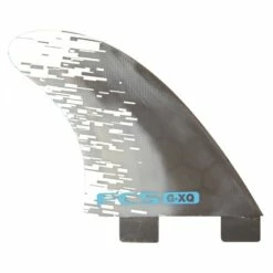 FCS GXQ Quad Rear Surfboard Fins - Red Smoke