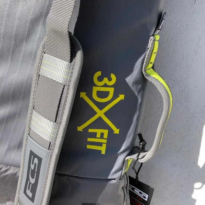 FCS 3DXFIT Day Fish Funboard Bag Cool Grey - 6ft3 2 FCS 3DXFIT Day Fish Funboard Bag Cool Grey - 6ft3 - Image 2