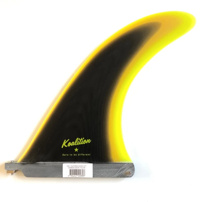 Koalition California Longboard Fin 9 Inch Smoke Rainbow 1 Koalition California Longboard Fin 9 Inch Smoke Rainbow