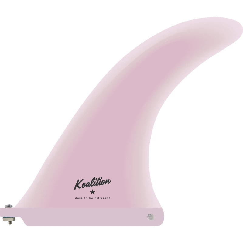 Koalition California Longboard Fin 9 Inch Pastel Pink 1 Koalition California Longboard Fin 9 Inch Pastel Pink
