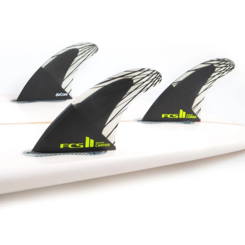 FCS II Carver PC Carbon Surfboard Fins Medium 2 FCS II Carver PC Carbon Surfboard Fins Medium - Image 2