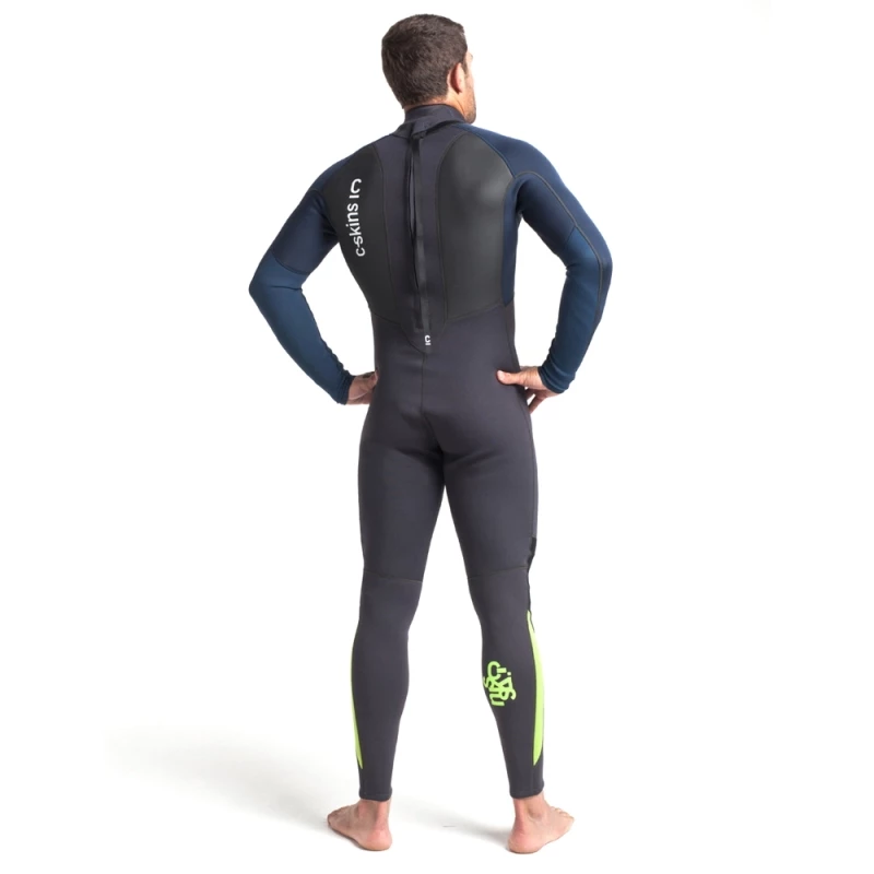 C-Skins Element 3/2mm Mens Wetsuit Anthracite Bluestone - Medium Small MS 2 C-Skins Element 3/2mm Mens Wetsuit Anthracite Bluestone - Medium Small MS - Image 2