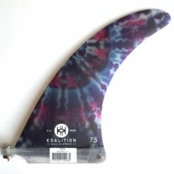 Koalition Tie Dye Longboard Fin 7.5 Inch