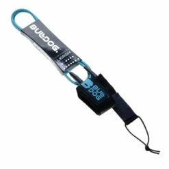 Bulldog Surfboard Leash 6ft - Black/Clear Coax -SurfSurfSurf outlet shop 7099 3 l