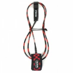 XM Chequered 6ft Surfboard Leash Regular Black Red