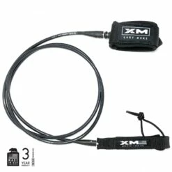 XM 6ft Surfboard Leash Regular Black