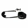FCS Coiled Bodyboard Bicep Leash - Black