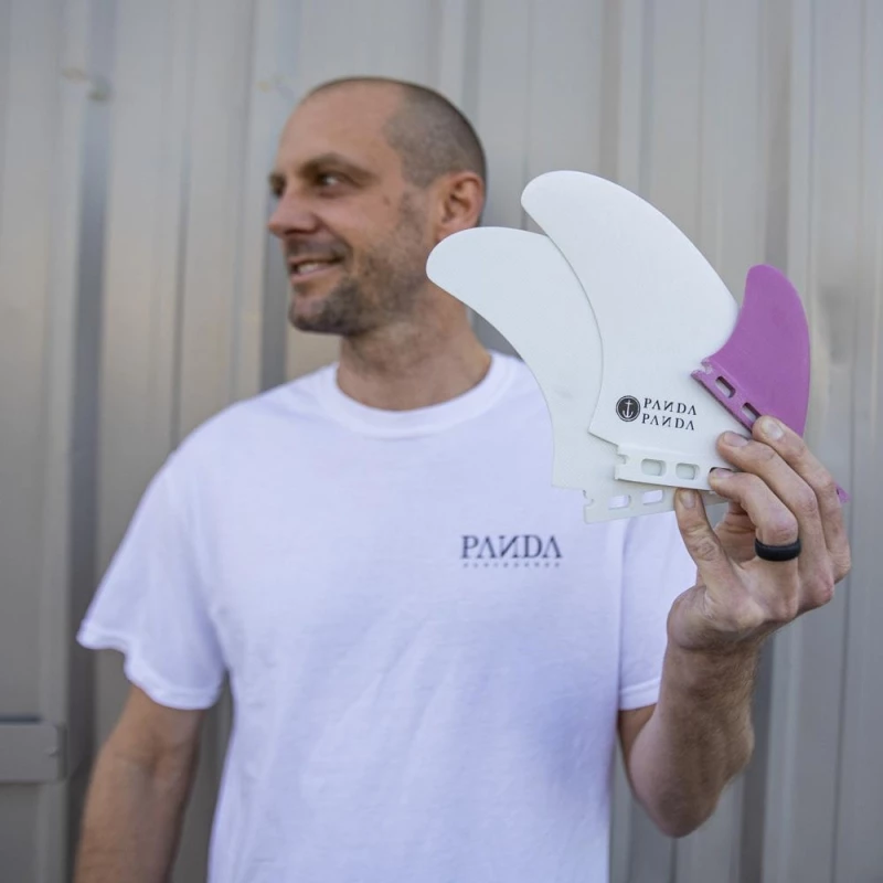 Captain Fin Panda Twin Plus Surfboard Fins FCS 3 Captain Fin Panda Twin Plus Surfboard Fins FCS - Image 3