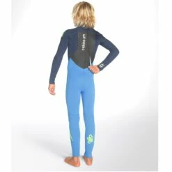C-Skins Junior Legend 5/4/3mm Wetsuit Back Zip Cyan Ink Blue - J2XL -SurfSurfSurf outlet shop 7782 5 l