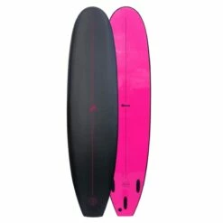 Foamie 8ft Drifter Surfboard Black Pink