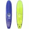 Foamie 8ft Drifter Surfboard Neon Blue