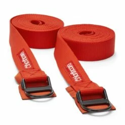 Northcore Surfboard D Ring Tie Down Straps Red
