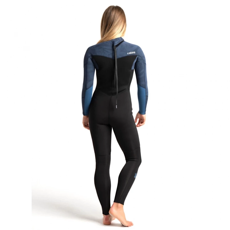 C-Skins Solace 4/3mm Womens Wetsuit Back Zip - UK 8 2 C-Skins Solace 4/3mm Womens Wetsuit Back Zip - UK 8 - Image 2