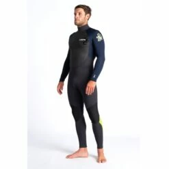 C-Skins Element 3/2mm Mens Wetsuit Anthracite Slate Lime - Large Tall LT -SurfSurfSurf outlet shop cel32mbzanslliquarter1 48794