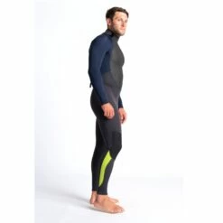C-Skins Element 3/2mm Mens Wetsuit Anthracite Slate Lime - Large Tall LT -SurfSurfSurf outlet shop cel32mbzanslliside1 29838