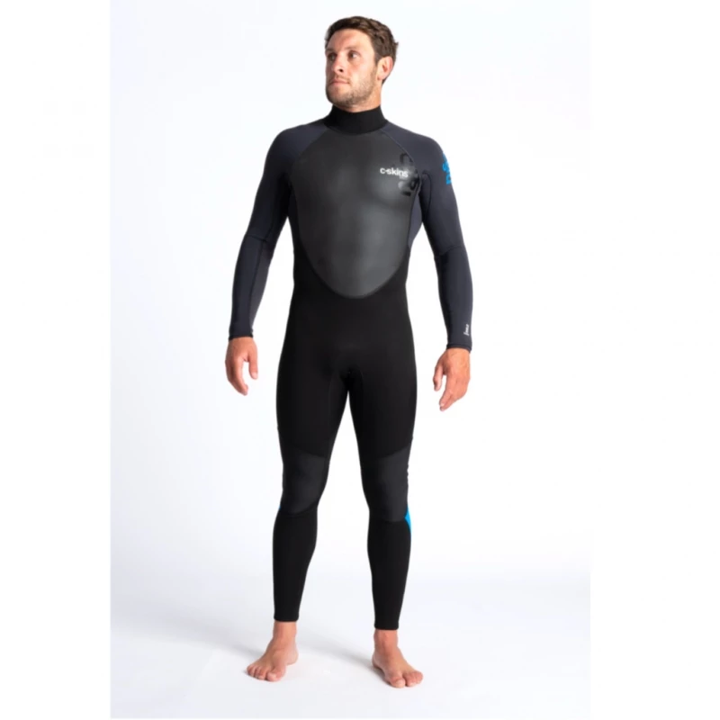 C-Skins Element 3/2mm Mens Wetsuit Black Anthracite Cyan - Large Tall LT 4 C-Skins Element 3/2mm Mens Wetsuit Black Anthracite Cyan - Large Tall LT - Image 4