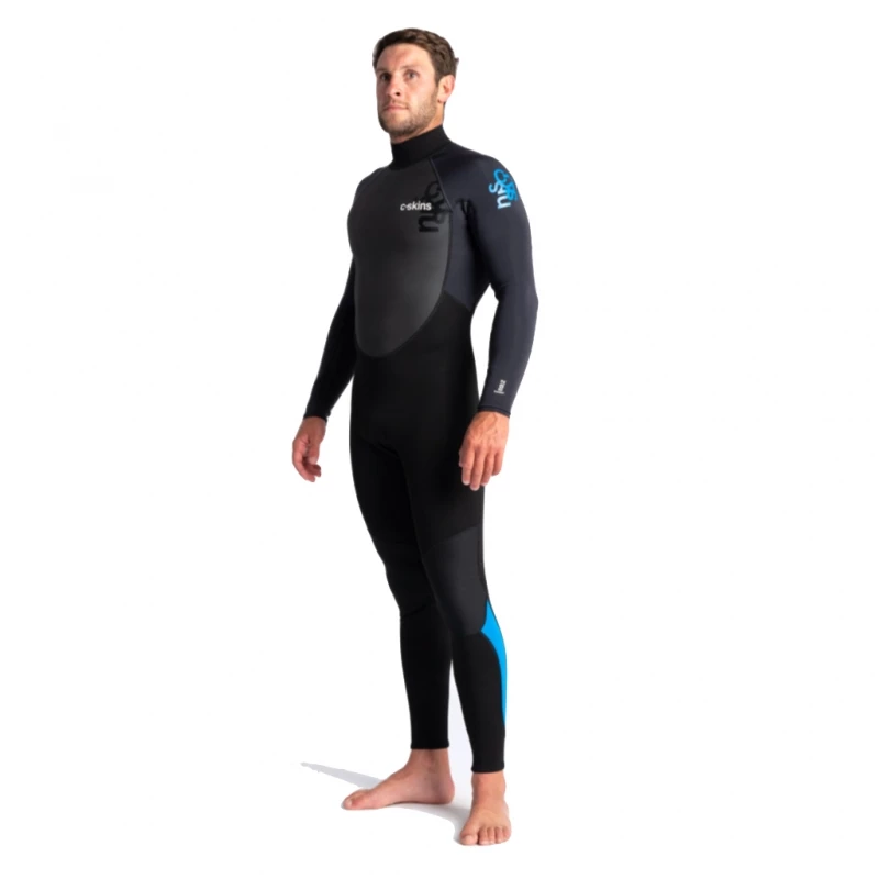 C-Skins Element 3/2mm Mens Wetsuit Black Anthracite Cyan - Large Tall LT 1 C-Skins Element 3/2mm Mens Wetsuit Black Anthracite Cyan - Large Tall LT