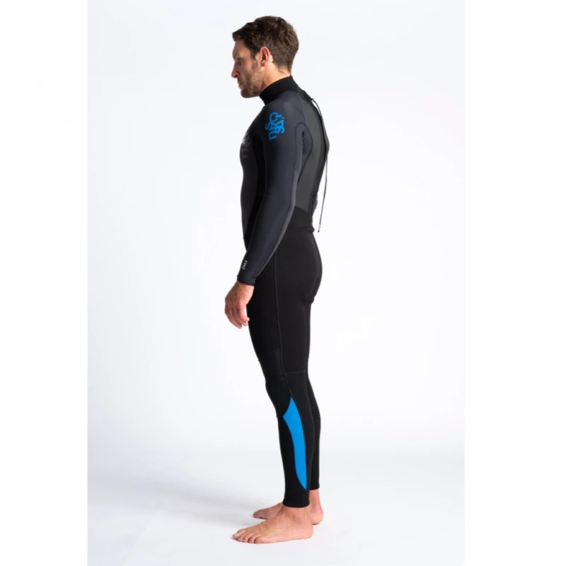 C-Skins Element 3/2mm Mens Wetsuit Black Anthracite Cyan - Large Tall LT 7 C-Skins Element 3/2mm Mens Wetsuit Black Anthracite Cyan - Large Tall LT - Image 7