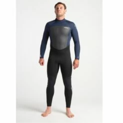 C-Skins Legend 5/4/3mm Wetsuit Back Zip Black Navy - Large Tall LT