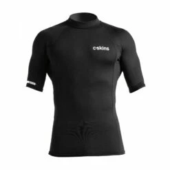 C-Skins Mens Rash Vest Black - Small