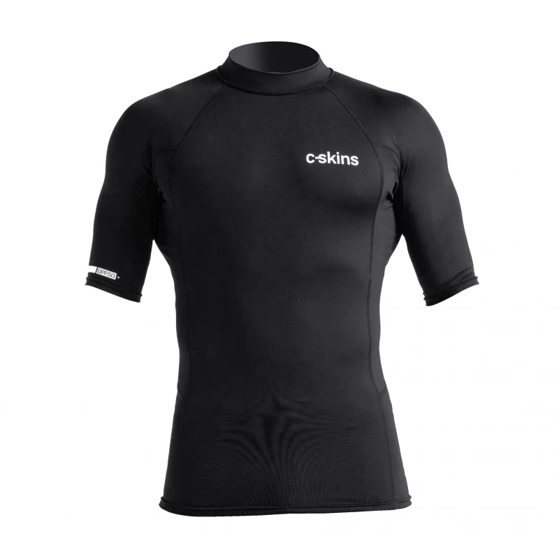C-Skins Mens Rash Vest Black - Small 1 C-Skins Mens Rash Vest Black - Small
