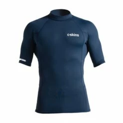 C-Skins Mens Rash Vest Slate Navy - Medium