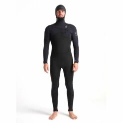 C-Skins Session Hooded 5/4mm Wetsuit - Medium Small MS 13 C-Skins Session Hooded 5/4mm Wetsuit - Medium Small MS -SurfSurfSurf outlet shop cskinssession54hoodedchestzipwetsuitsteamerfront copy 2 41328