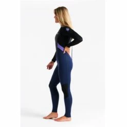 C-Skins Element 3/2mm Womens Wetsuit Bluestone Lilac - UK 8 -SurfSurfSurf outlet shop element womens 3x2 fl stmr lilac side1 85800