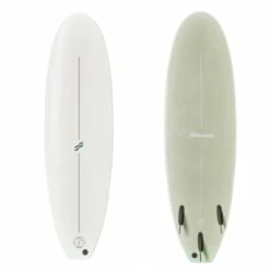 Foamie 6ft Wild Ride Soft Surfboard White Olive