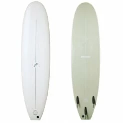 Foamie 7ft Magic Carpet Soft Surfboard White Olive