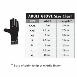 C-Skins Wired Wetsuit Gloves 3mm - Small -SurfSurfSurf outlet shop glove chart 45806