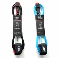 Ocean Earth Sunset Longboard Surfboard Leash 9ft - Black
