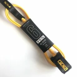 FCS All Round Essential Surfboard Leash 6ft Mango