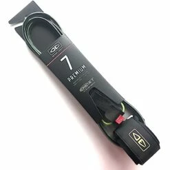 Ocean Earth One XT Surfboard Leash 7ft Black Lime -SurfSurfSurf outlet shop img4004 78252