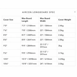 Ocean Earth Aircon 10mm XP Mini-Mal Travel Bag - 7ft -SurfSurfSurf outlet shop longboard single specs weights 33458