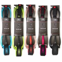 Ocean And Earth Regular Surfboard Leash 6ft - Pink