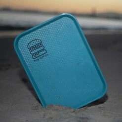 Tray Surf Co Bodysurfing Trayboard 2.0 Teal -SurfSurfSurf outlet shop tray surf tray board teal front beach 93383