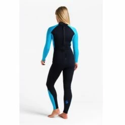 C-Skins Surflite 3/2mm Womens Wetsuit Back Zip Raven Cyan - UK 8 14 C-Skins Surflite 3/2mm Womens Wetsuit Back Zip Raven Cyan - UK 8 -SurfSurfSurf outlet shop womens surflite 3x2 gbs stmr cyan azure qtr2 11204